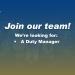 Now Hiring: Duty Manager at Grantley Adams International Airport
