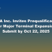 Request for Prequalification of Contractors – Terminal Expansion Project 2025